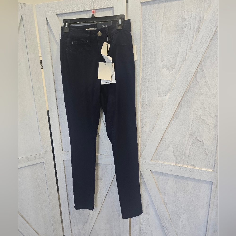 YMI Hyperstretch Mid Rise Skinny Navy